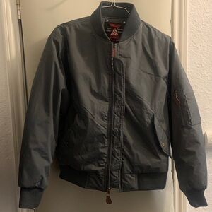 Alpha Industries Dark Gray Bomber Jacket